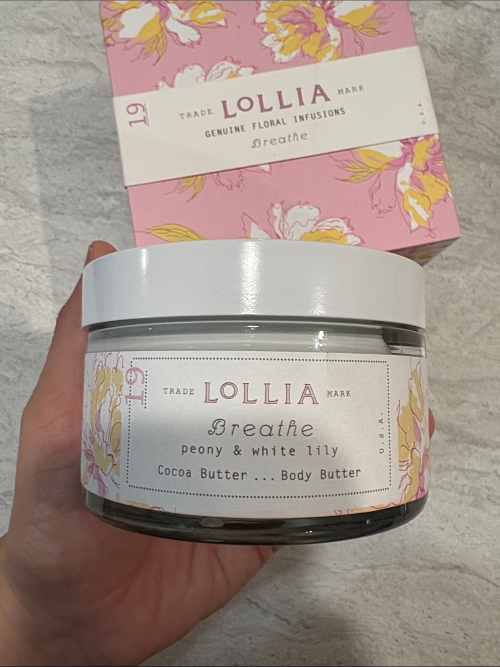 Lollia 'Breathe' Floral Gift Box - Pink & Yellow